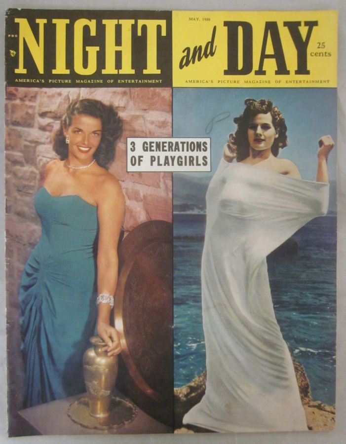 NIGHT AND DAY magazine side cover  Vol 2 # 4 May 1950