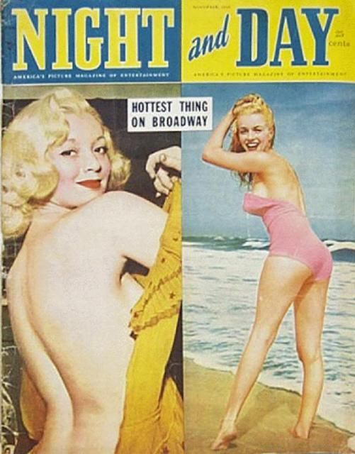 NIGHT AND DAY magazine side cover November 1950