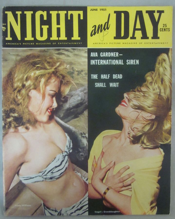 NIGHT AND DAY magazine side cover June 1951