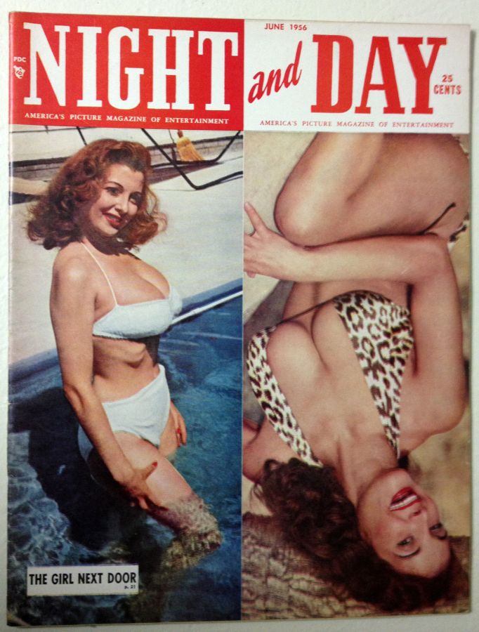 NIGHT AND DAY magazine side cover June 1956