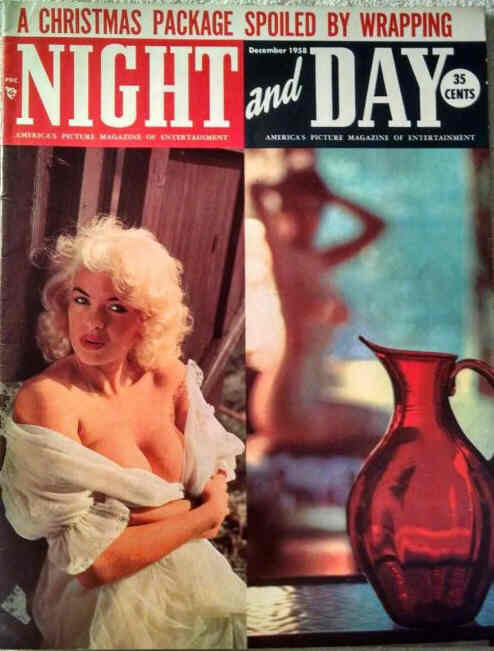 NIGHT AND DAY magazine side cover December 1958