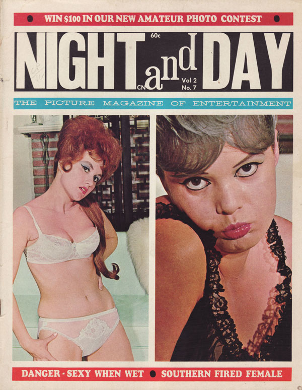 NIGHT AND DAY magazine side cover  Vol 2 No  7  March 1966