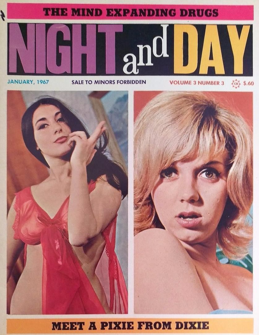 NIGHT AND DAY magazine side cover  Vol 3 No  3  January 1967