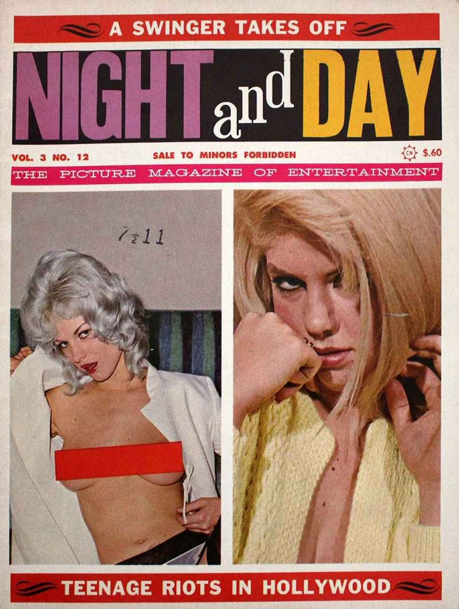 NIGHT AND DAY magazine side cover  Vol 3 No  12  October 1967