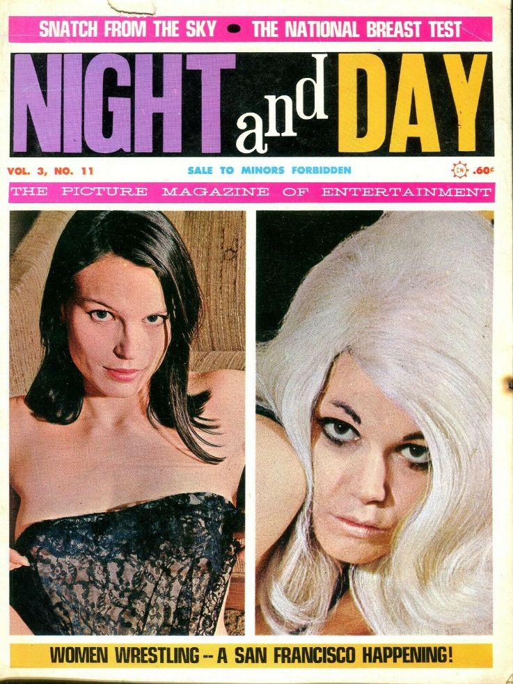 NIGHT AND DAY magazine side cover  Vol 3 No  11   1967