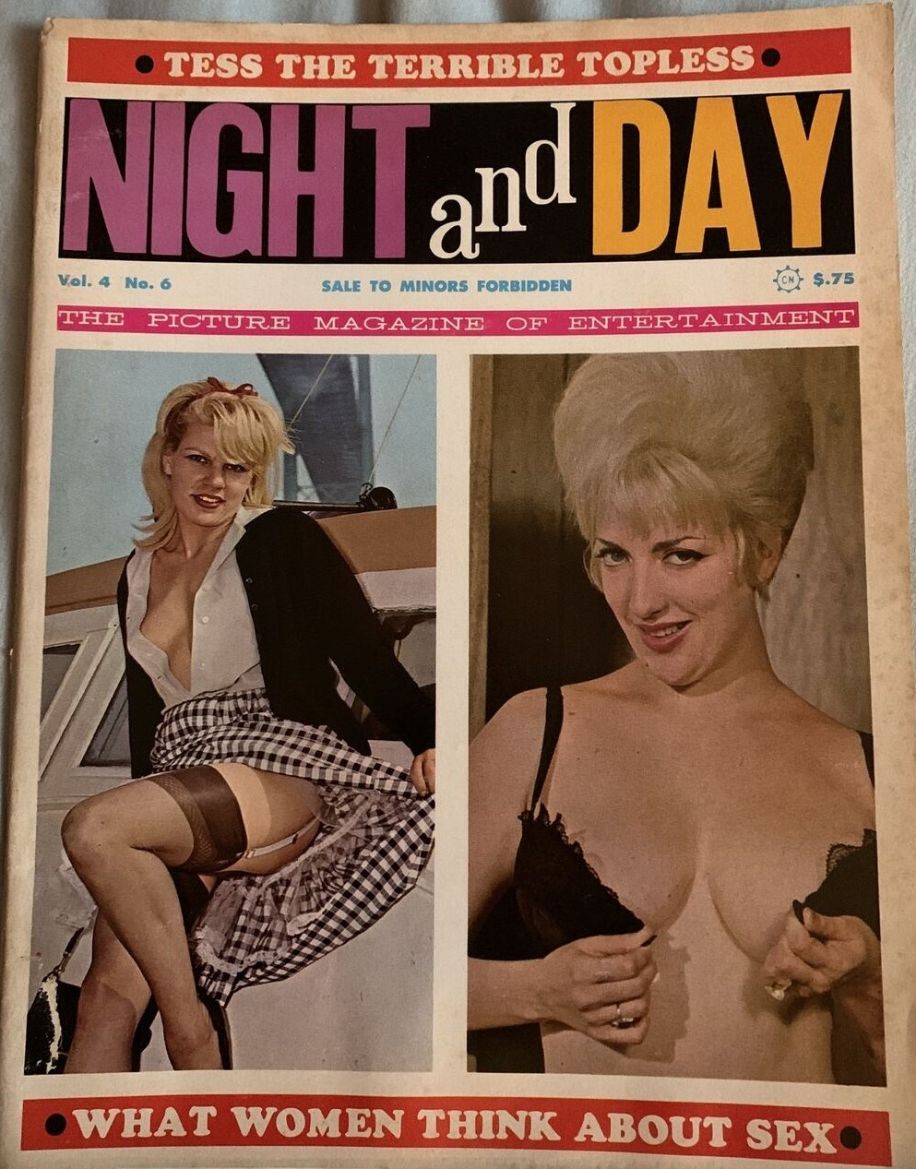 NIGHT AND DAY magazine side cover  Vol 4 No  6  April 1968