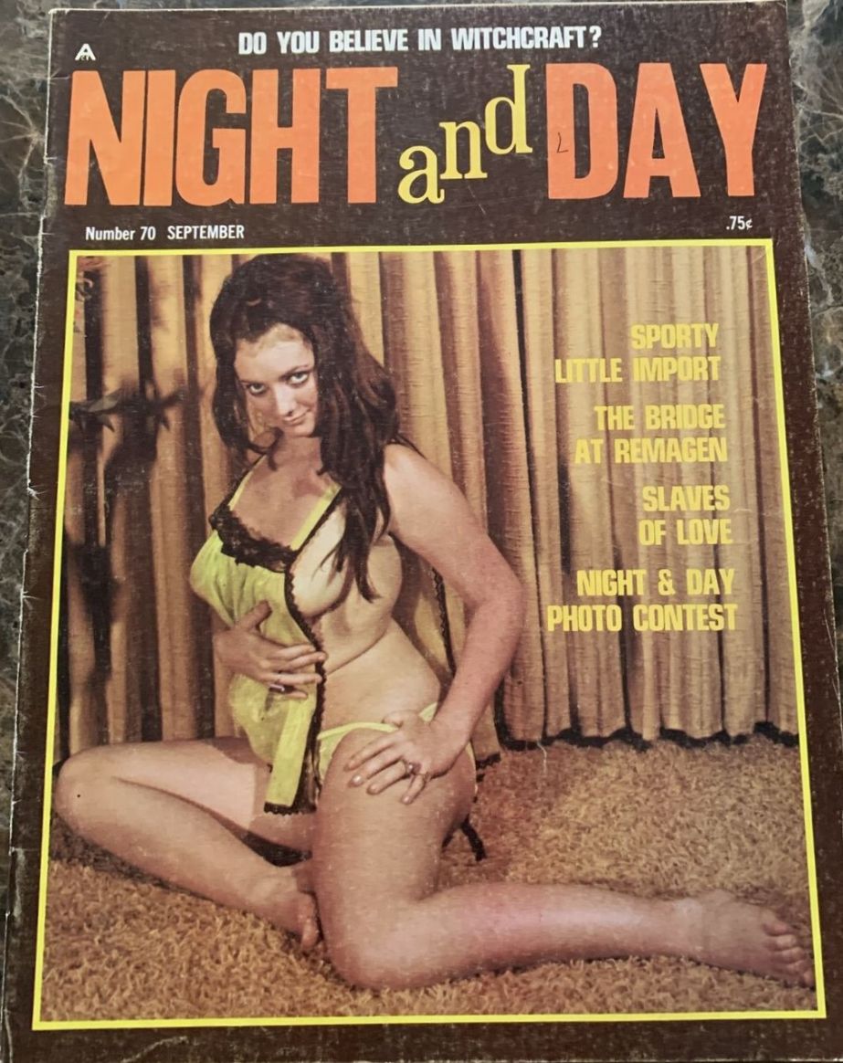 NIGHT AND DAY magazine side cover Issue 70  September 1969