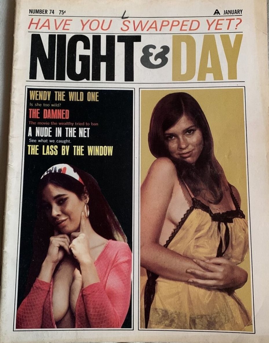NIGHT AND DAY magazine side cover Issue 74  January 1970