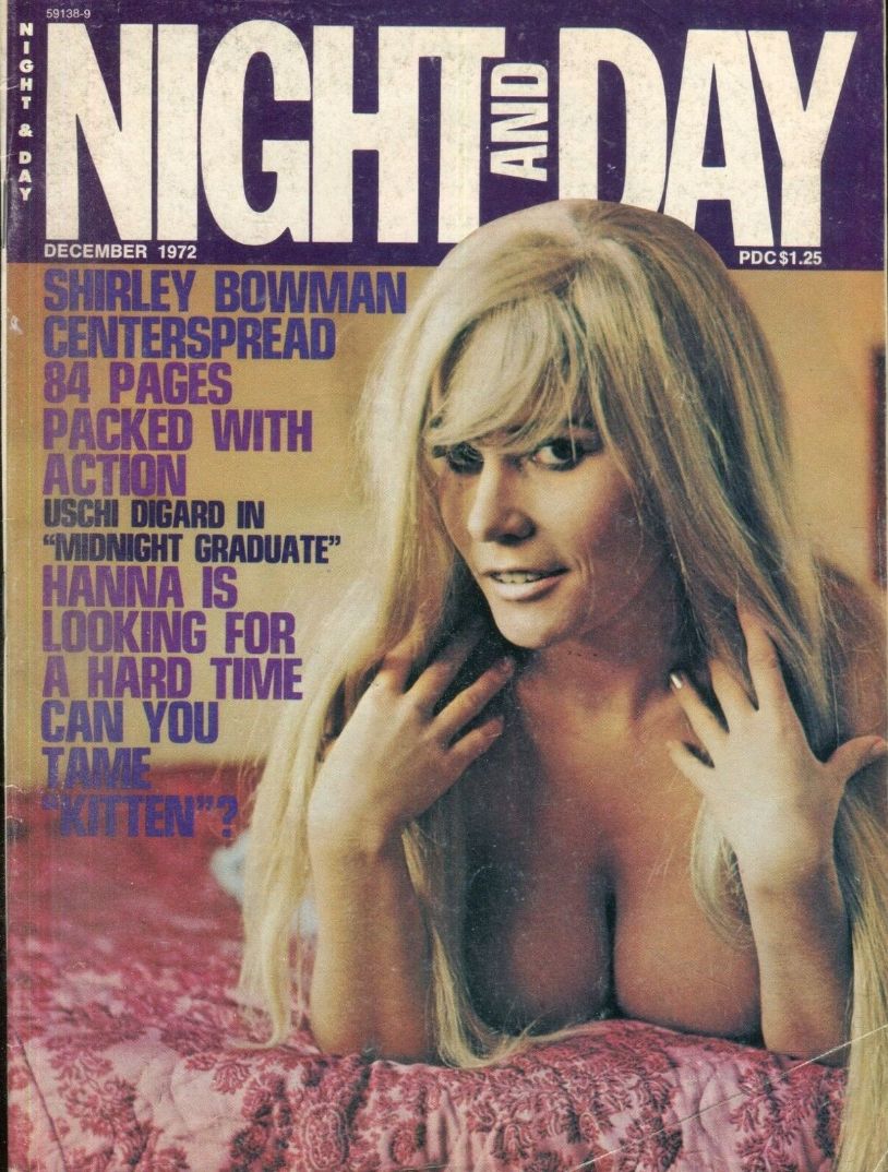 NIGHT AND DAY magazine side cover  December 1972