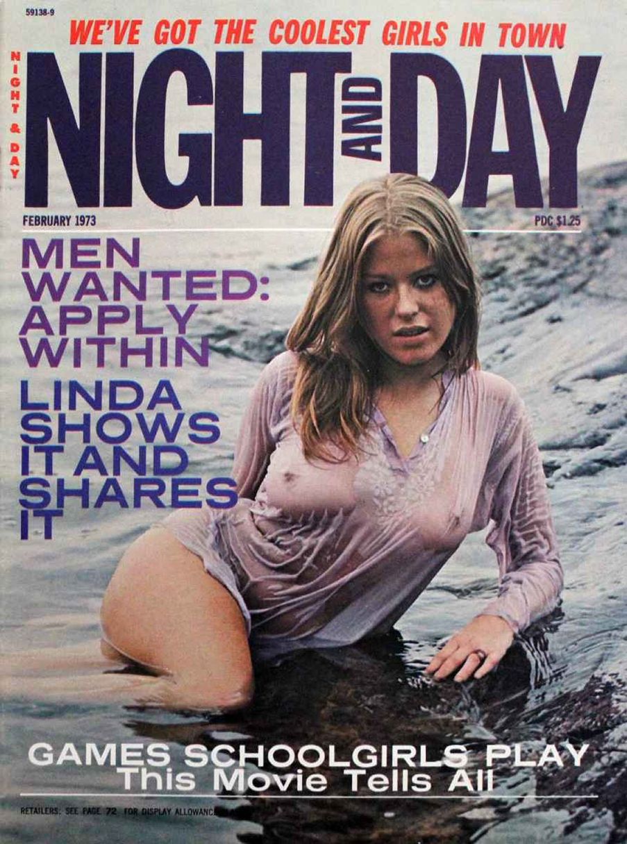 NIGHT AND DAY magazine side cover  February 1973