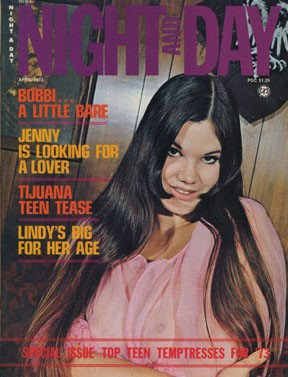 NIGHT AND DAY magazine side cover  April 1973
