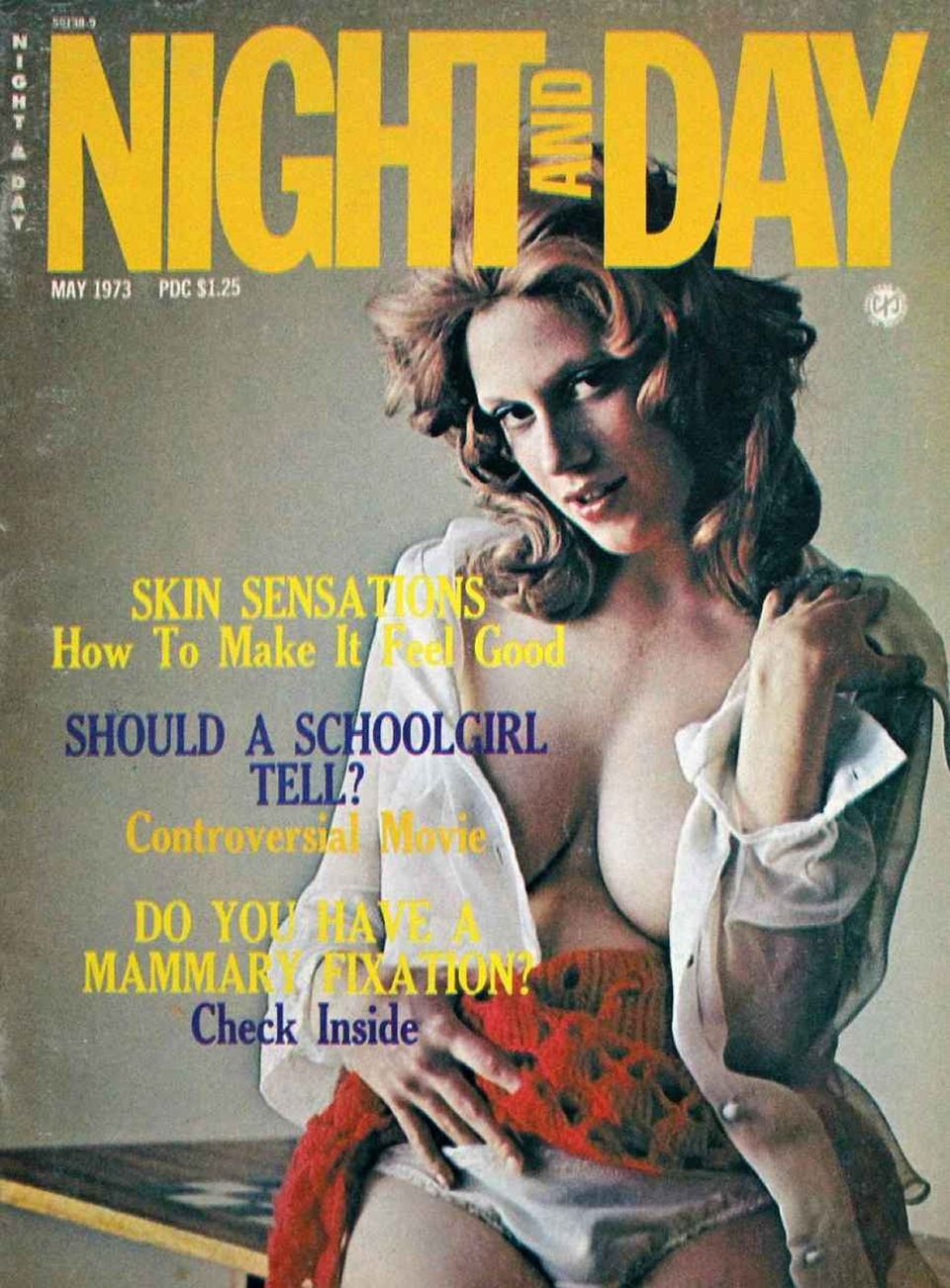 NIGHT AND DAY magazine side cover  May 1973