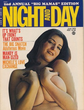 NIGHT AND DAY magazine side cover  June 1973