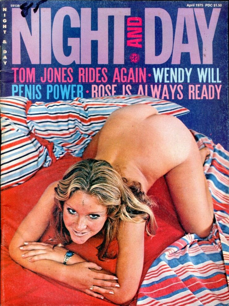 NIGHT AND DAY magazine side cover  April 1975