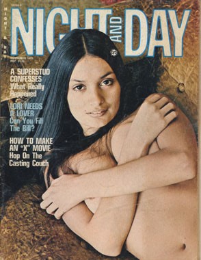 NIGHT AND DAY magazine side cover  November 1975