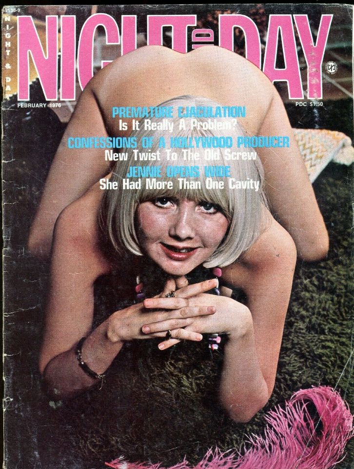 NIGHT AND DAY magazine side cover  February 1976
