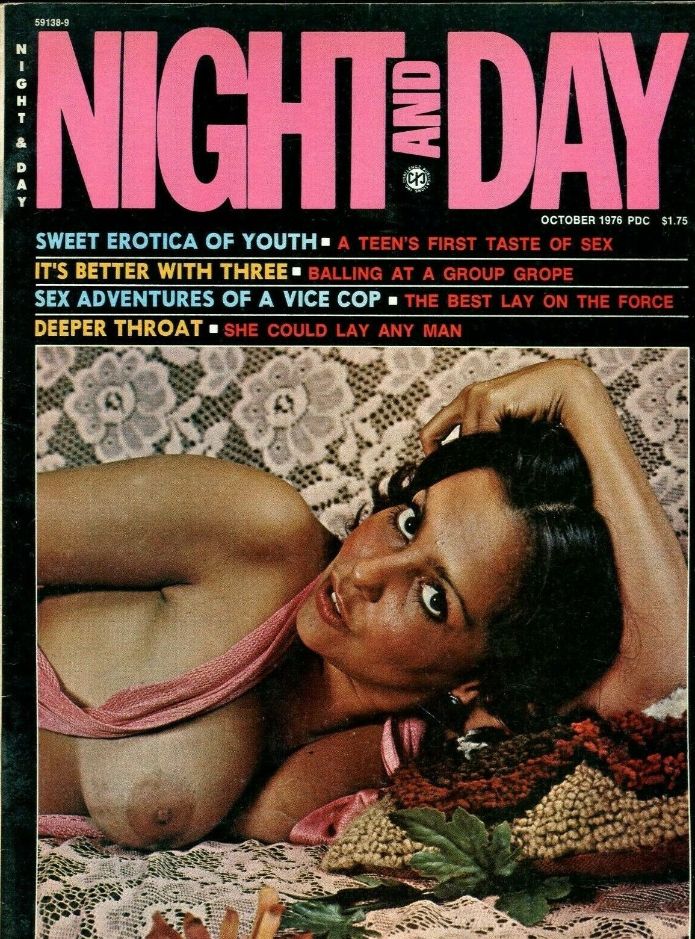 NIGHT AND DAY magazine side cover  October 1976