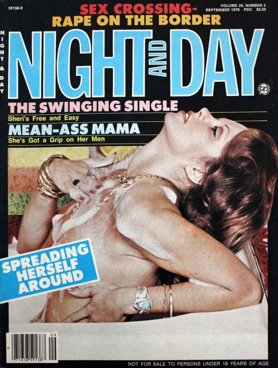 NIGHT AND DAY magazine side cover  September 1978