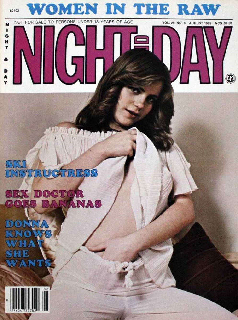 NIGHT AND DAY magazine side cover  Vol 29 No  8  August 1979