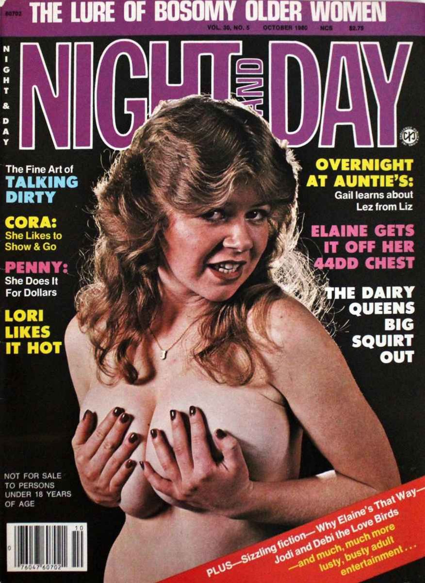 NIGHT AND DAY magazine side cover  October 1980