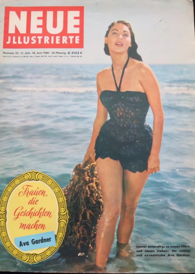 NEUE ILLUSTRIERTE magazine side cover Issue 25 18 June 1960