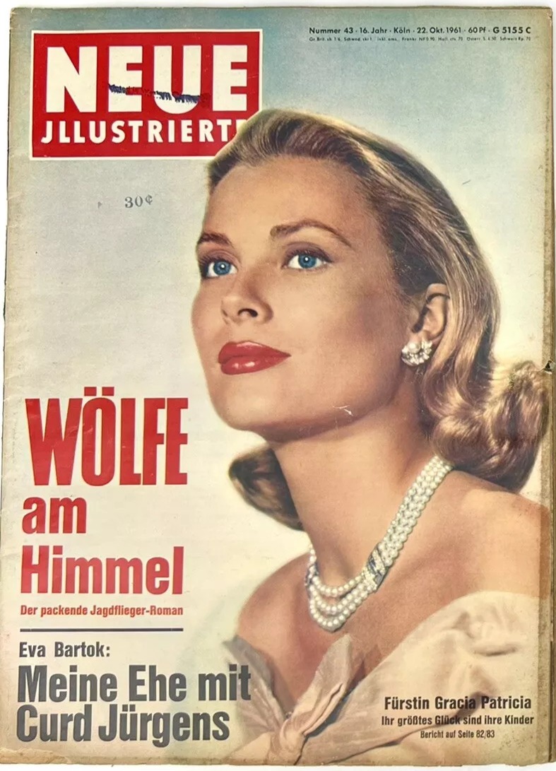 NEUE ILLUSTRIERTE magazine side cover Issue 43 22 October 1961