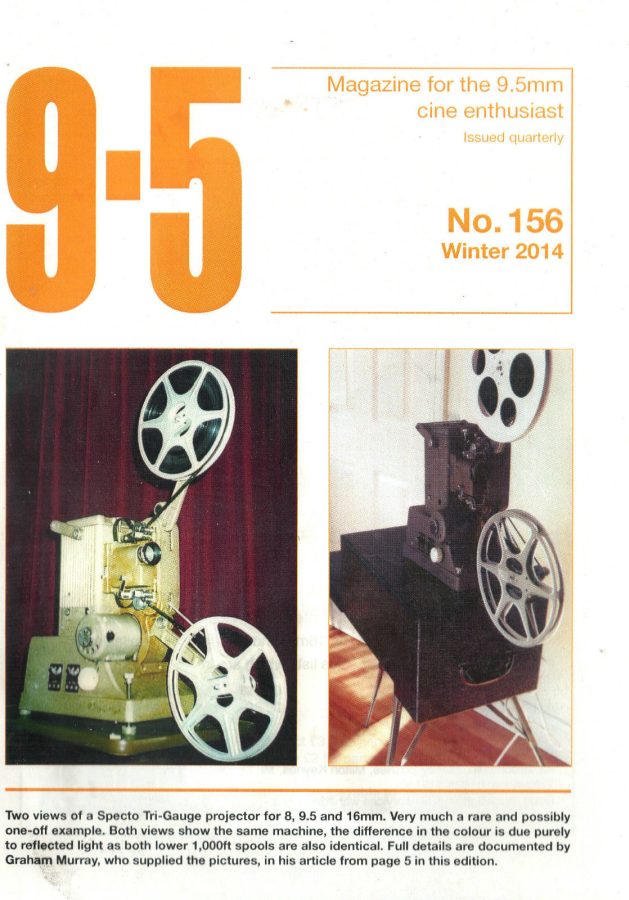 9.5 magazine side cover Issue 156 Winter 2014