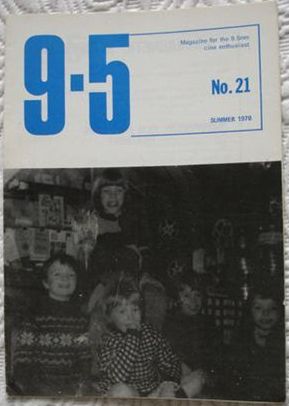 9.5 magazine side cover Issue 21 Summer 1978