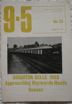9.5 magazine side cover Issue 23 Summer 1979