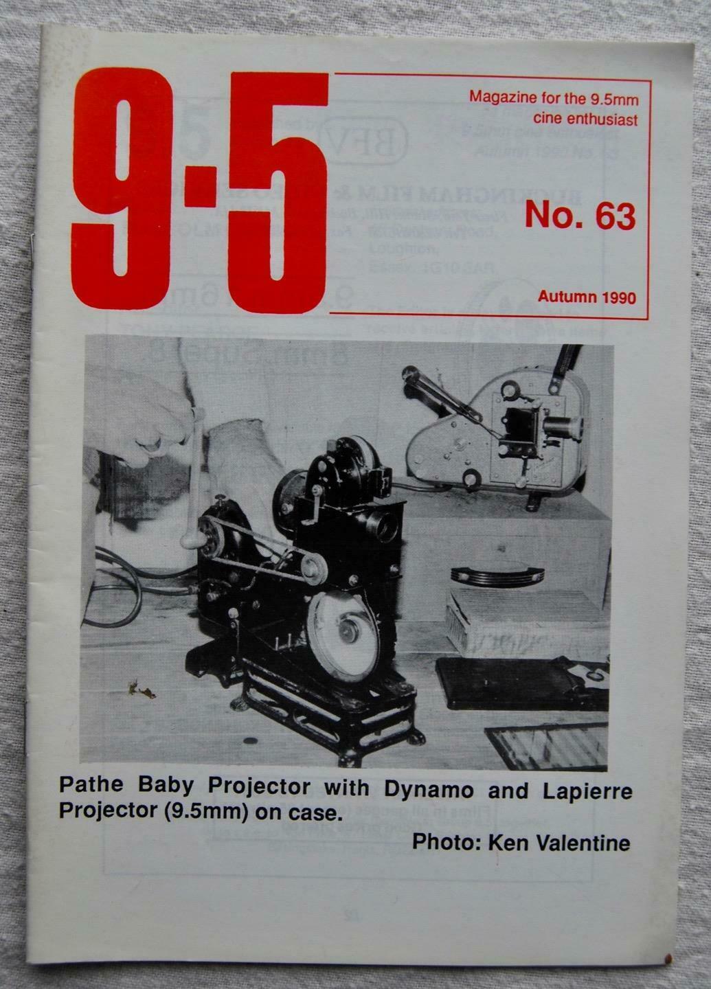 9.5 magazine side cover Issue 63 Autumn 1990