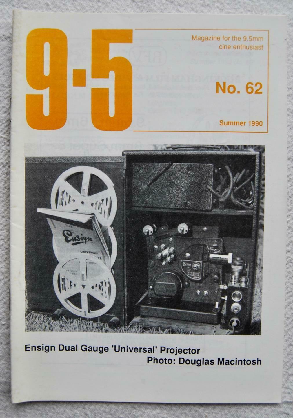 9.5 magazine side cover Issue 62 Summer 1990