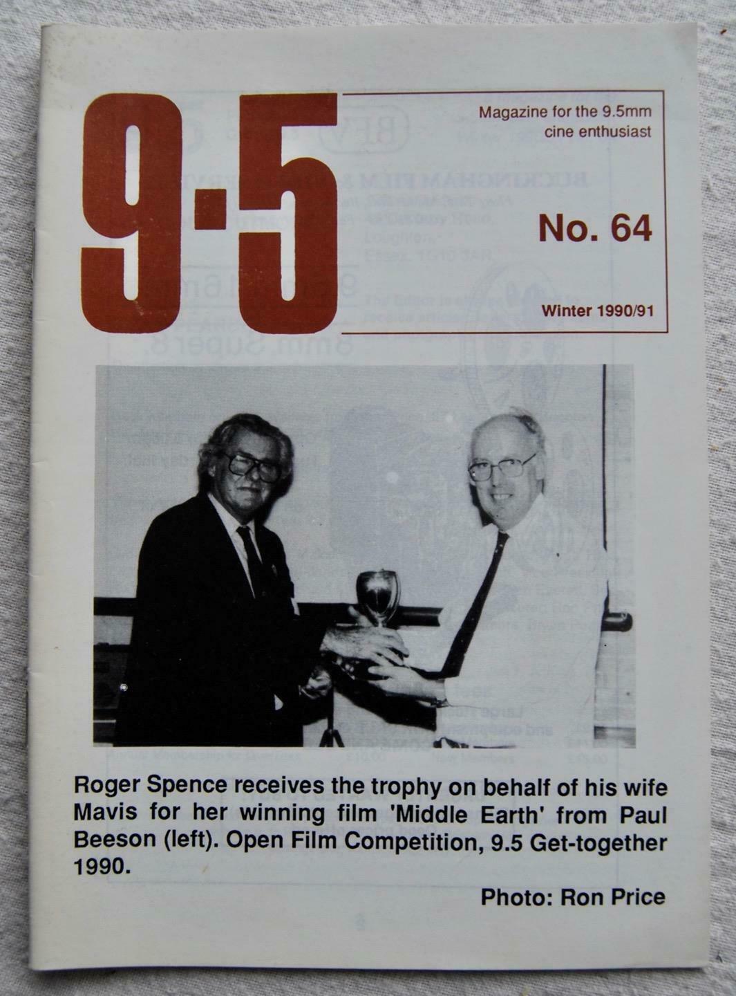 9.5 magazine side cover Issue 64 Winter 1990