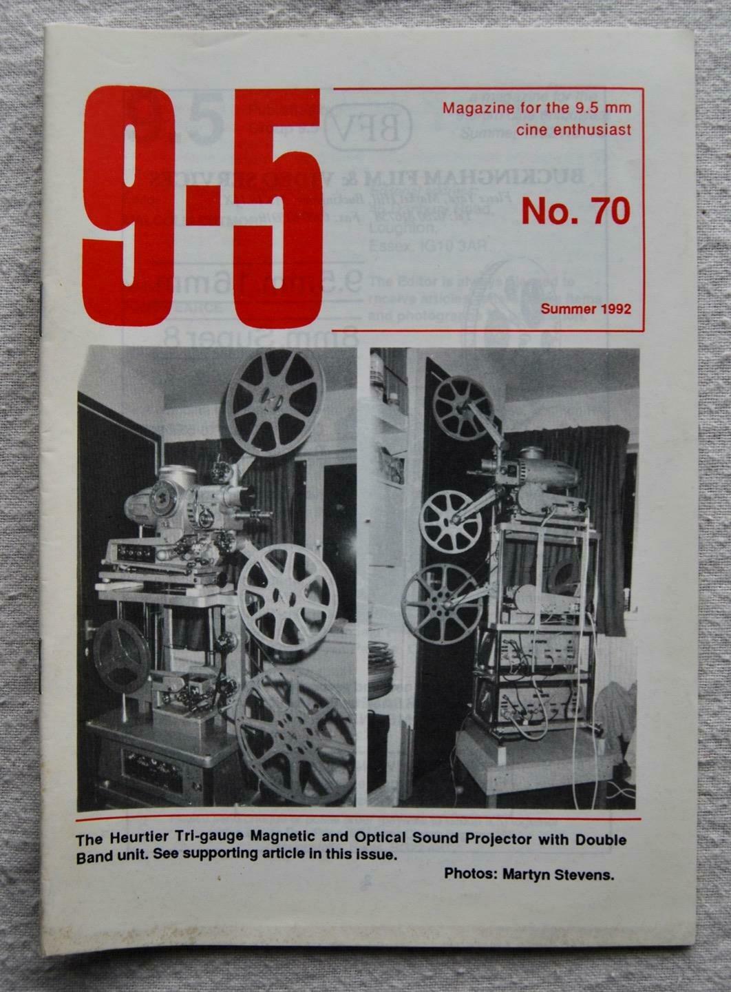 9.5 magazine side cover Issue 70 Summer 1992