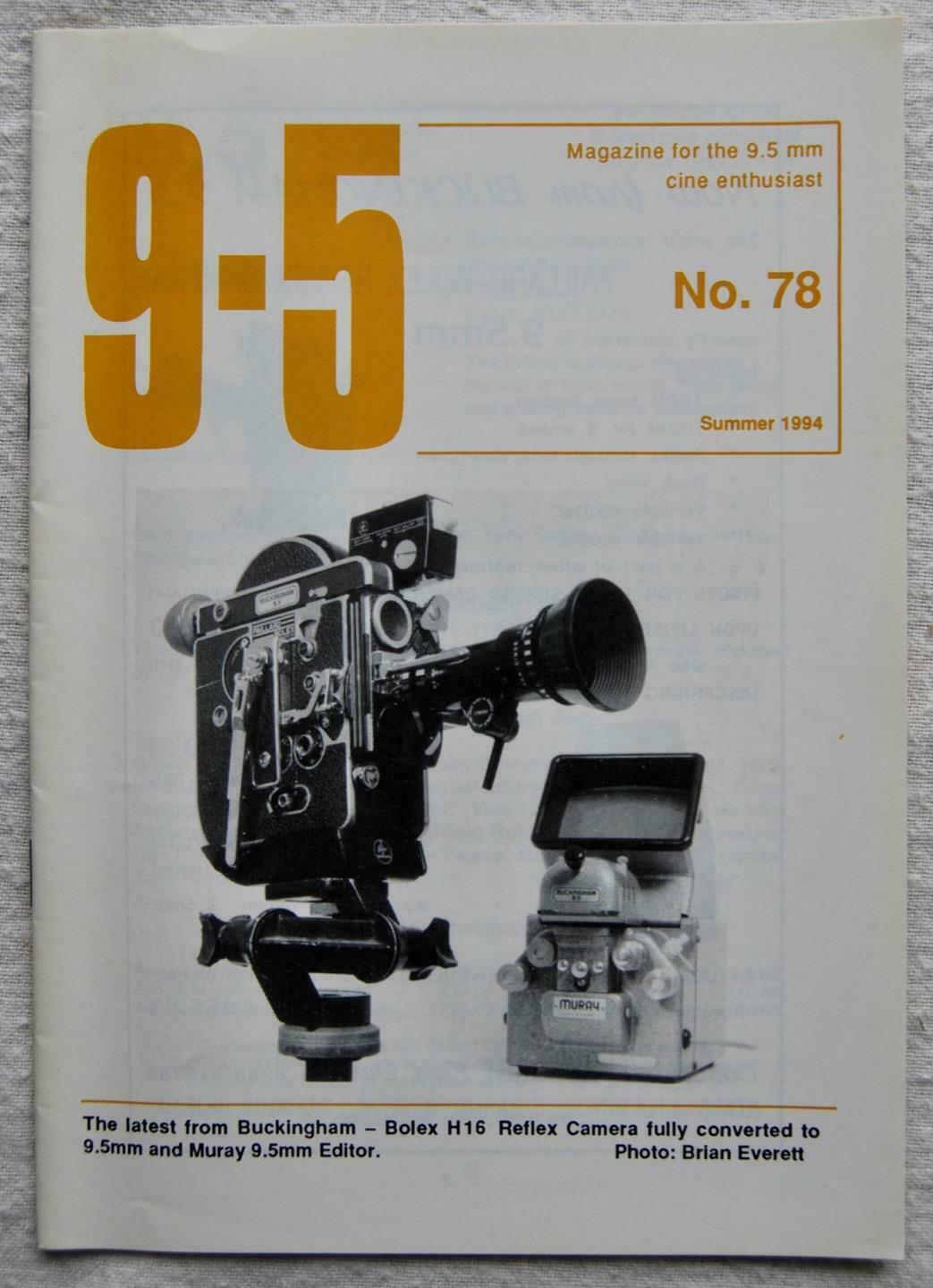 9.5 magazine side cover Issue 78 Summer 1994