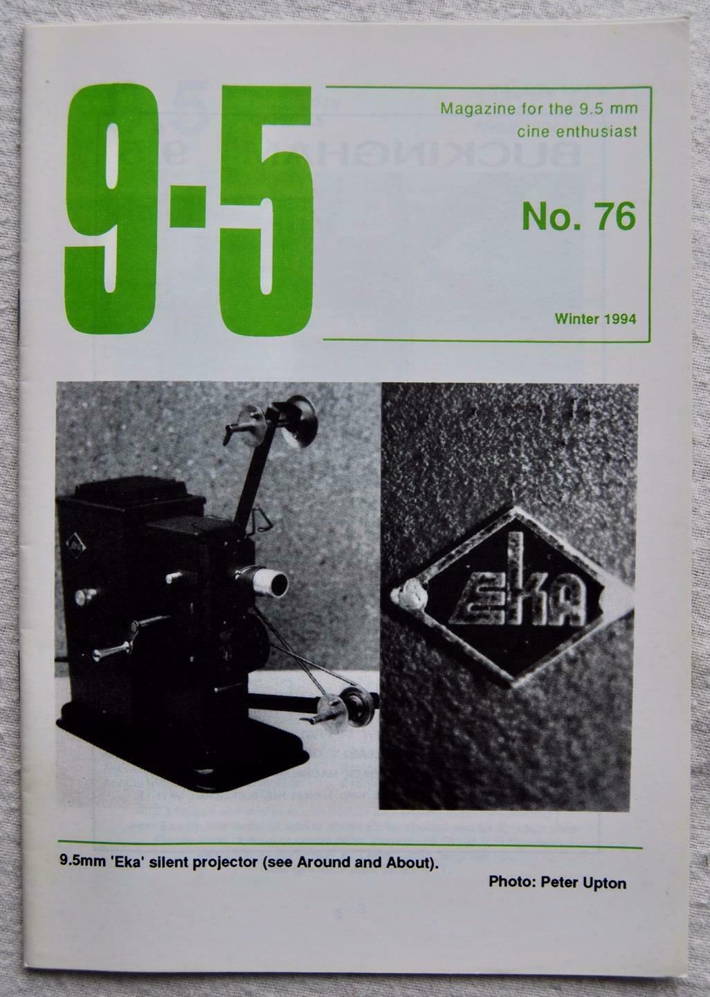9.5 magazine side cover Issue 76 Winter 1994