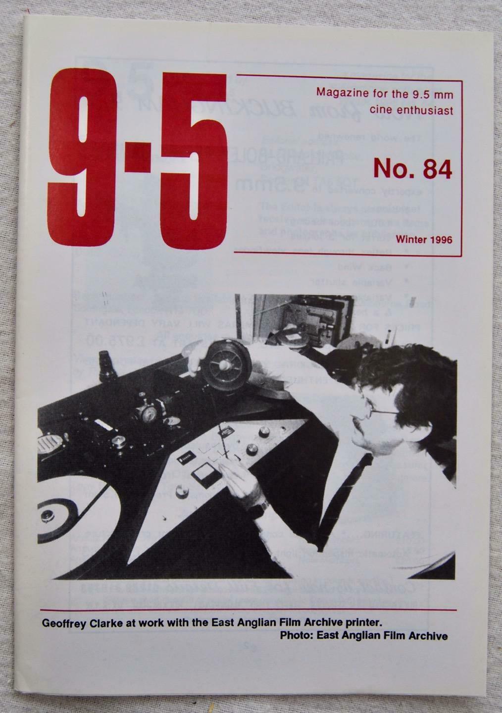 9.5 magazine side cover Issue 84 Winter 1995