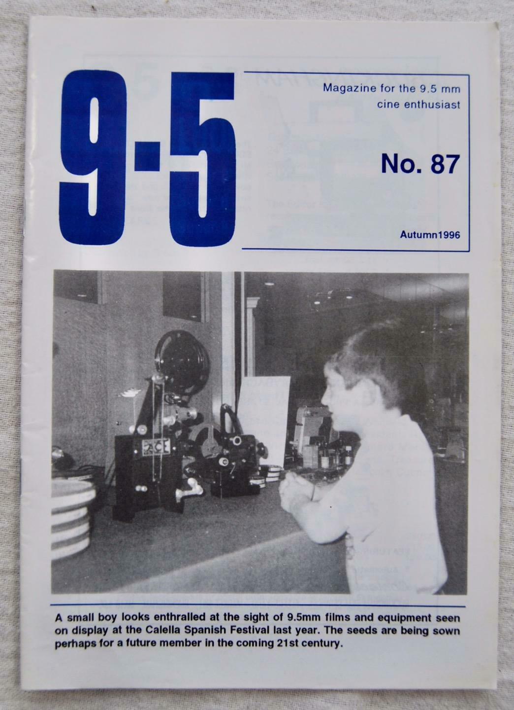 9.5 magazine side cover Issue 87 Autumn 1996