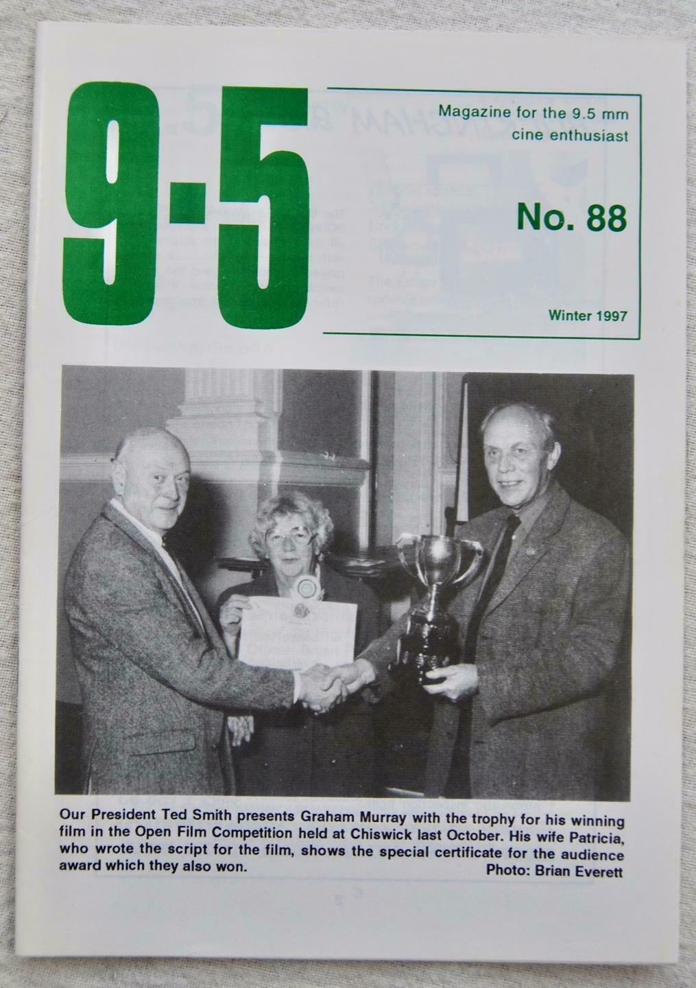 9.5 magazine side cover Issue 88 Winter 1997