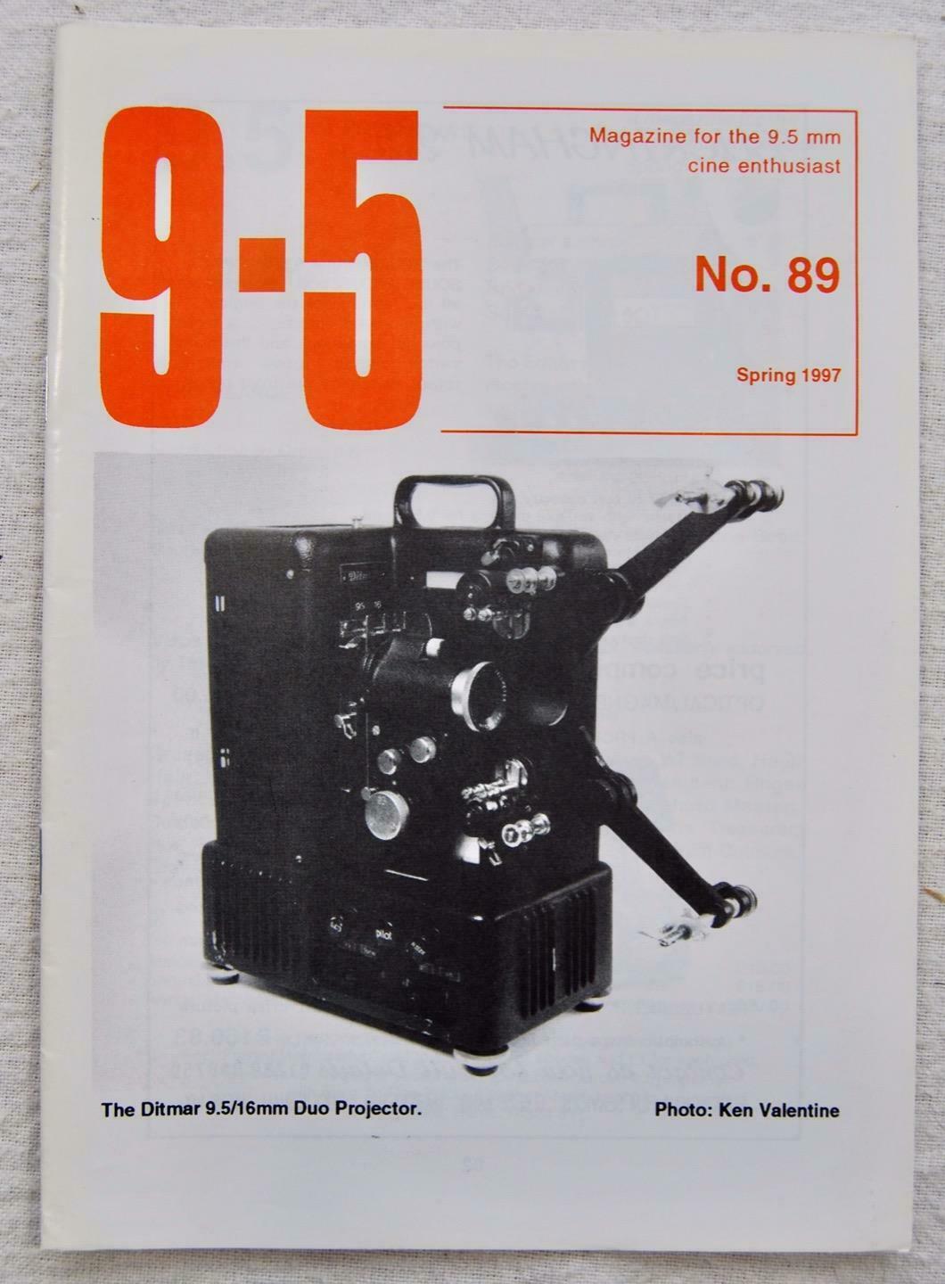 9.5 magazine side cover Issue 89 Spring 1997
