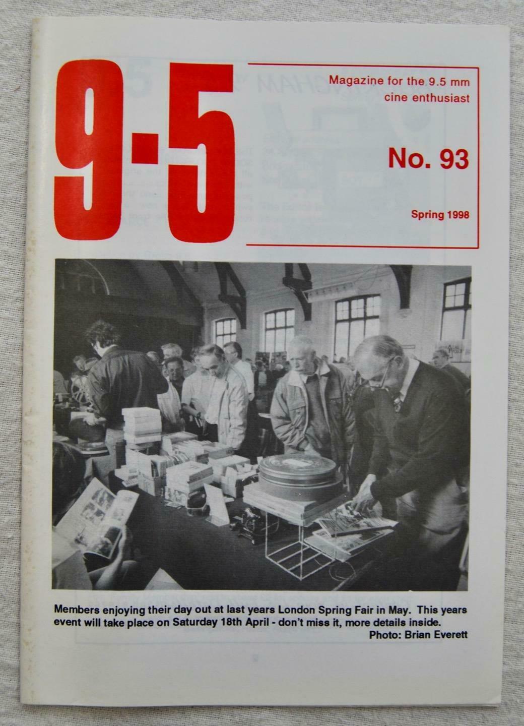 9.5 magazine side cover Issue 93 Spring 1998
