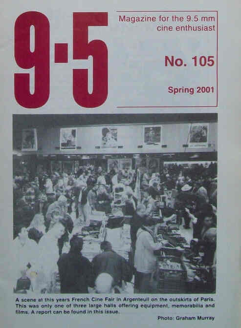 9.5 magazine side cover Issue 105 Spring 2001