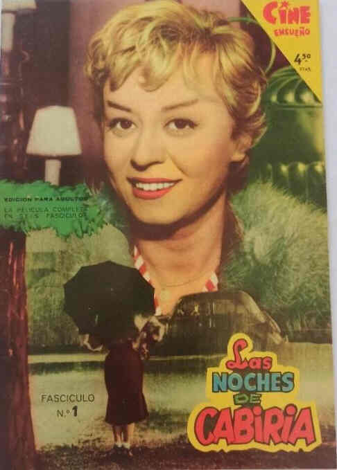 LAS NOCHES DE CABIRIA magazine side cover Issue 1   