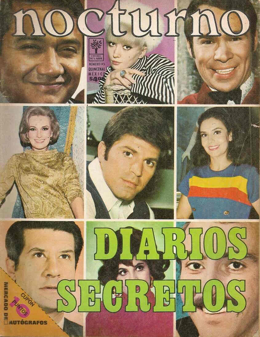 NOCTURNO (Mex) magazine side cover Issue 145  1969