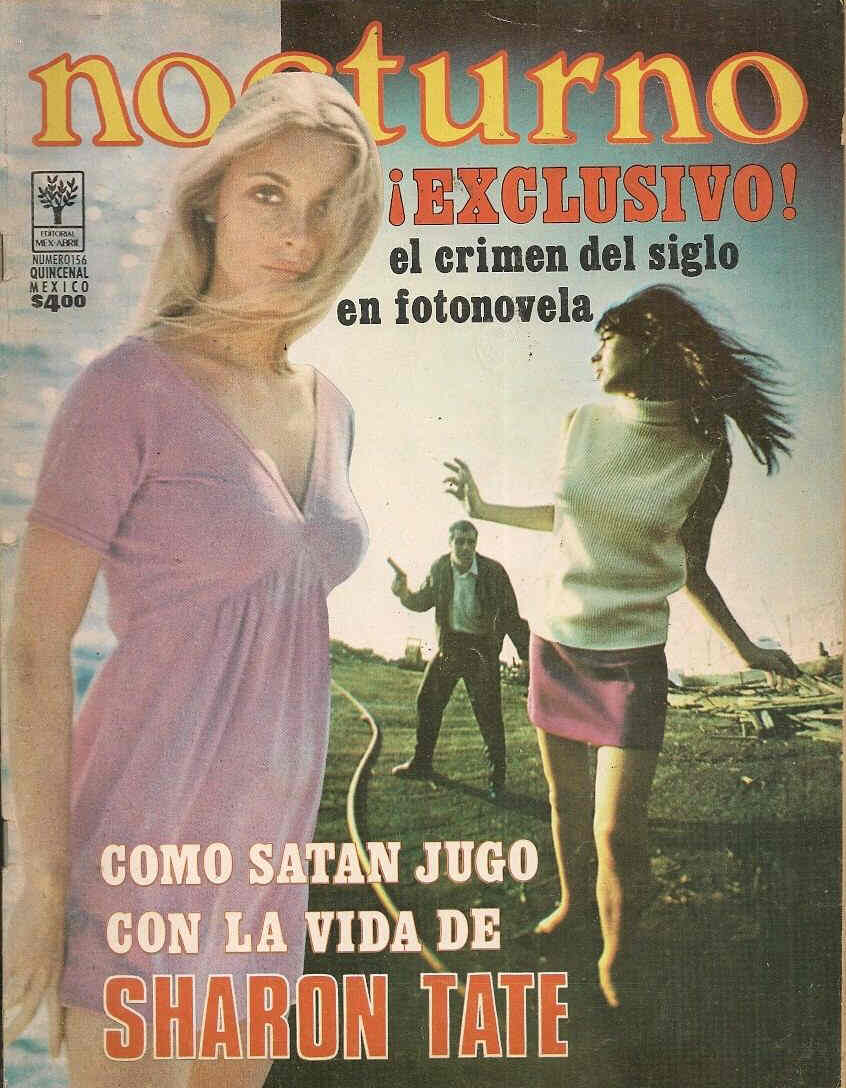 NOCTURNO (Mex) magazine side cover Issue 156  1970