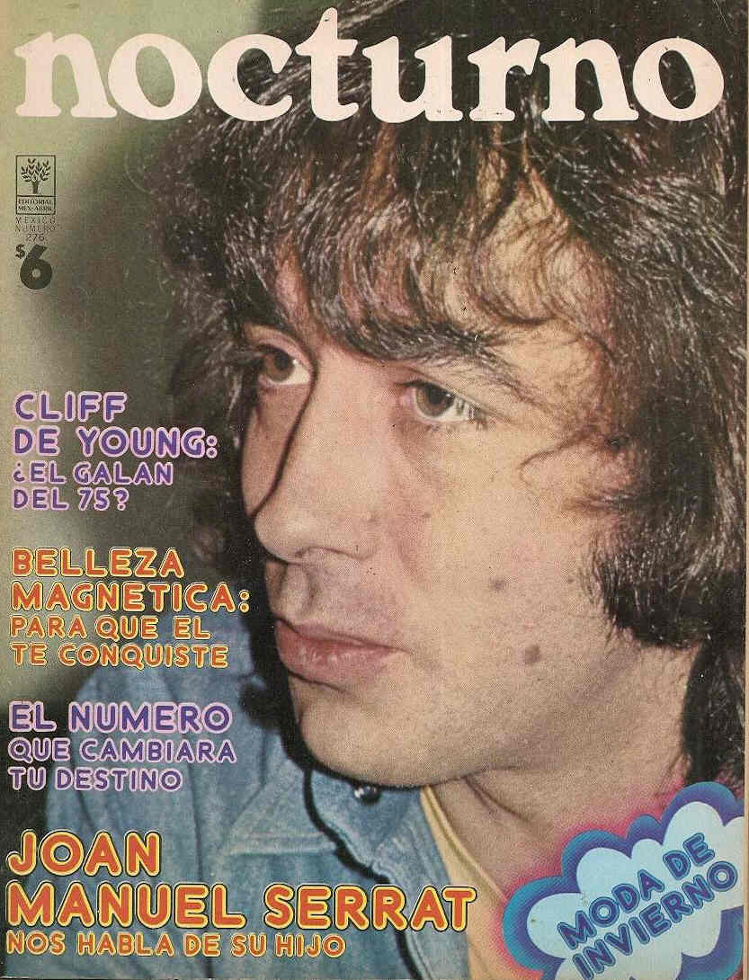 NOCTURNO (Mex) magazine side cover Issue 276  1974