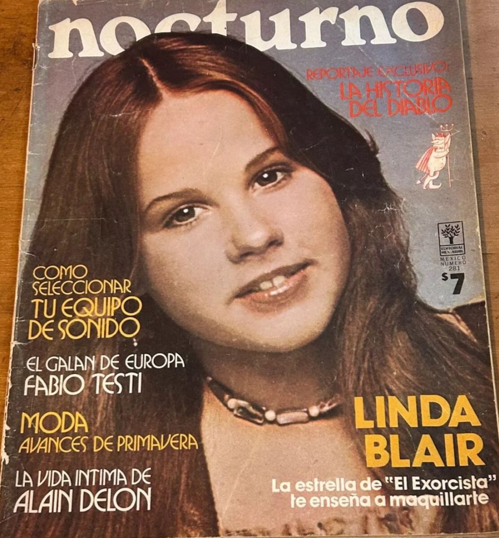 NOCTURNO (Mex) magazine side cover Issue 281   1975