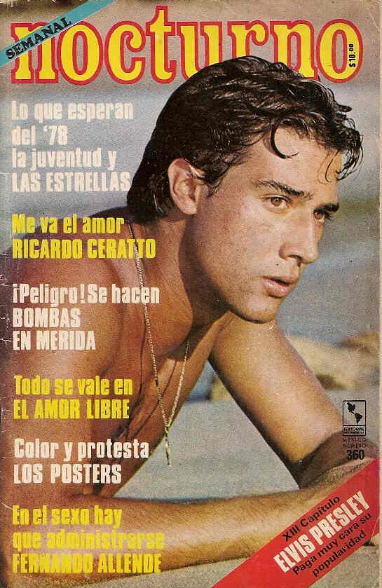 NOCTURNO (Mex) magazine side cover Issue 360  1978