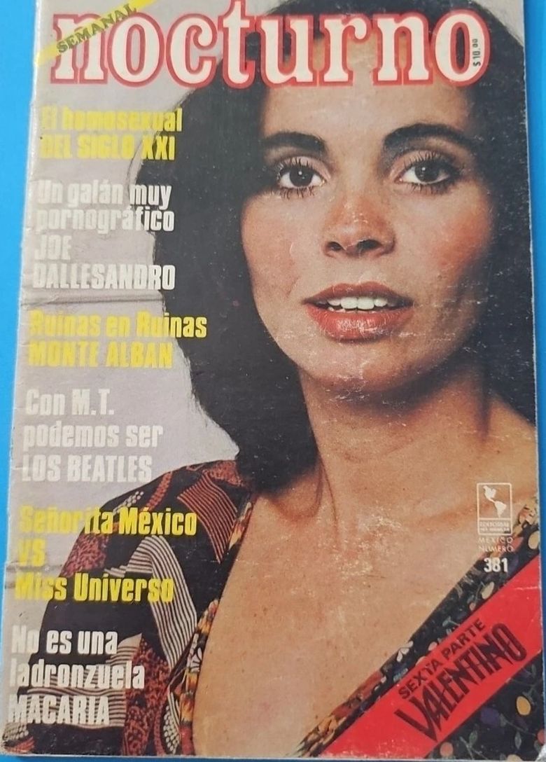 NOCTURNO (Mex) magazine side cover Issue 381   1978