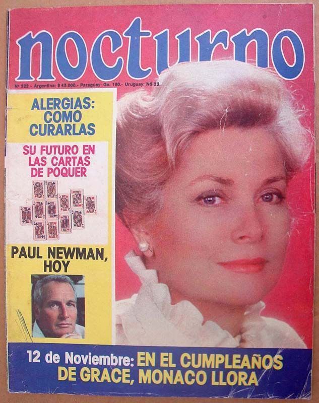 NOCTURNO (Mex) magazine side cover Issue 522 5 November 1982