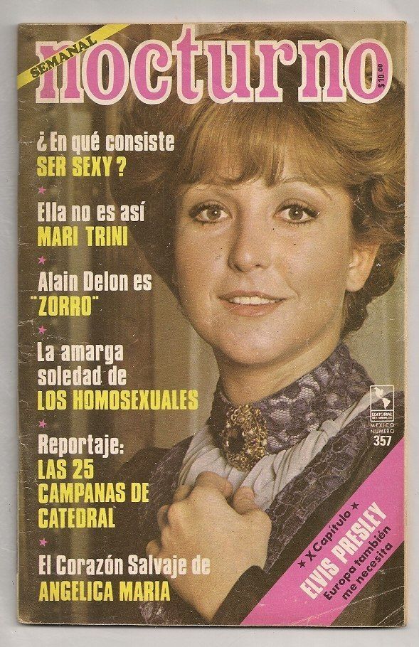NOCTURNO (Mex) magazine side cover Issue 357  1977